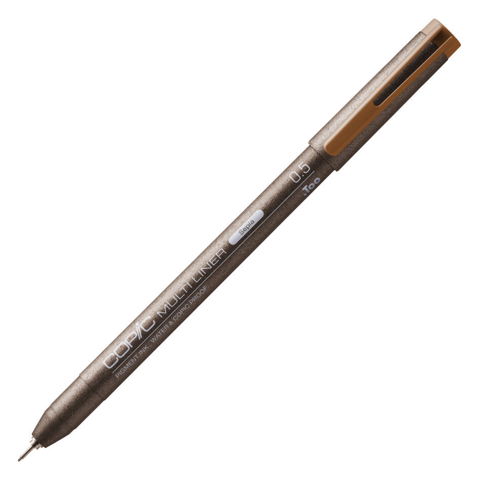 Copic MultiLiner Drawing Pen - Sepia Brown Fine Line Art Marker for Sketching, Illustration & Calligraphy - Perfect for Artists, Designers & Crafters