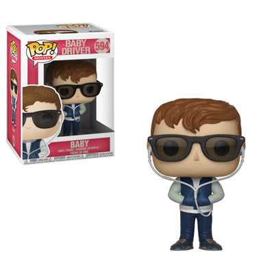 Funko Pop! Vinyl Figure - Baby from Baby Driver [594] - Collectible Movie Character Toy for Fans & Gift Idea - Perfect for Display, Movie Nights & Pop Culture Collections