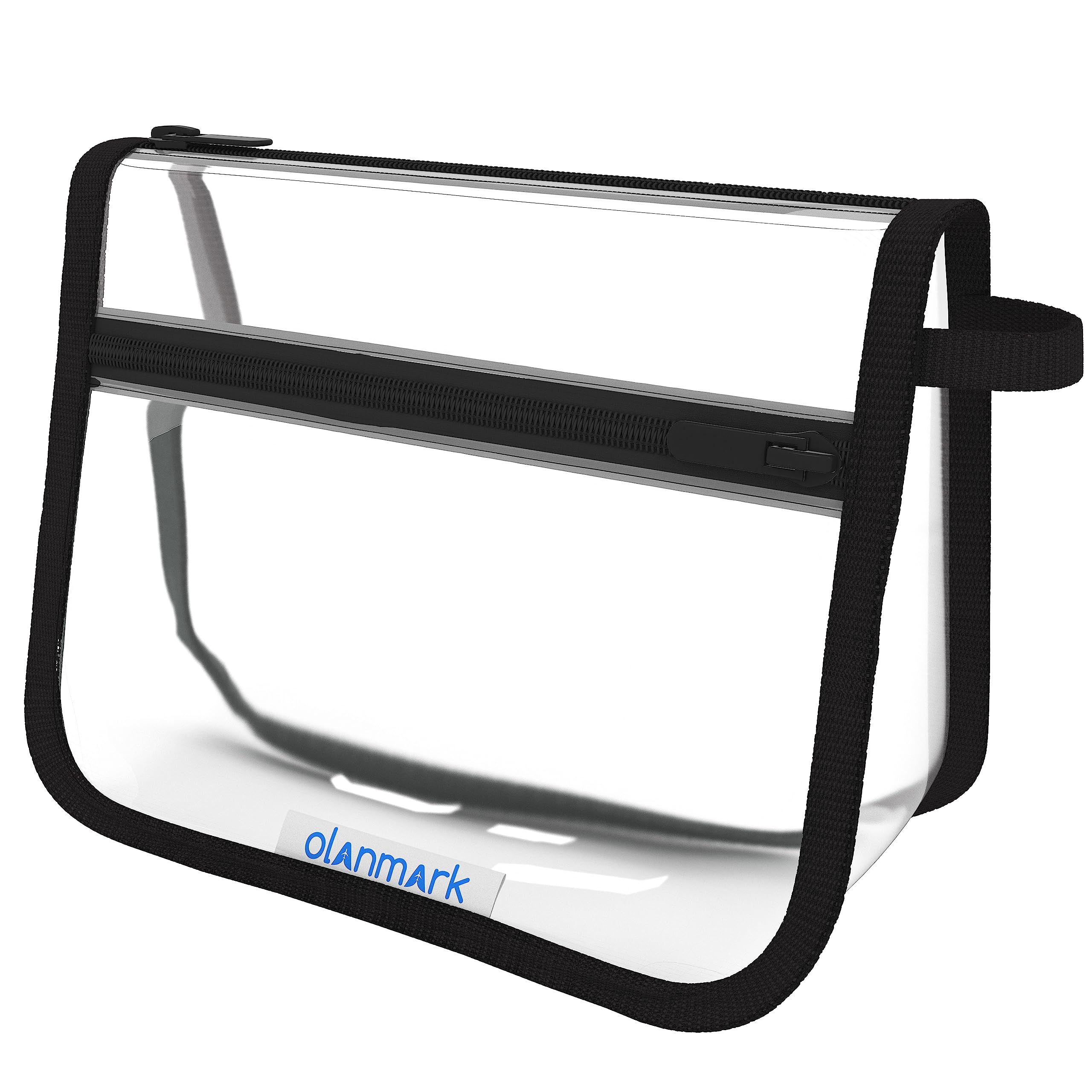 TSA Approved Clear Toiletry Bag - Quart Size Travel Organizer for Liquids & Cosmetics - Reusable 311 Compliant Airplane Essentials Bag - Perfect for Carry-On Luggage & Airport Security