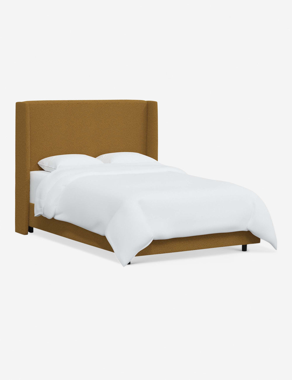 Adara Bed Frame - Queen Size Platform Bed with Wooden Slats, Modern Minimalist Design for Bedroom - Perfect for Small Spaces, Guest Rooms & Apartments