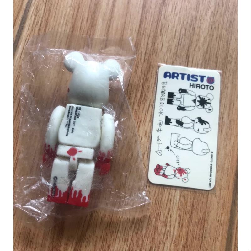 Be@rbrick Series 1 Artist Hiroto 100% Collectible Vinyl Figure - Limited Edition Japanese Art Toy for Display, Gift & Anime Collection