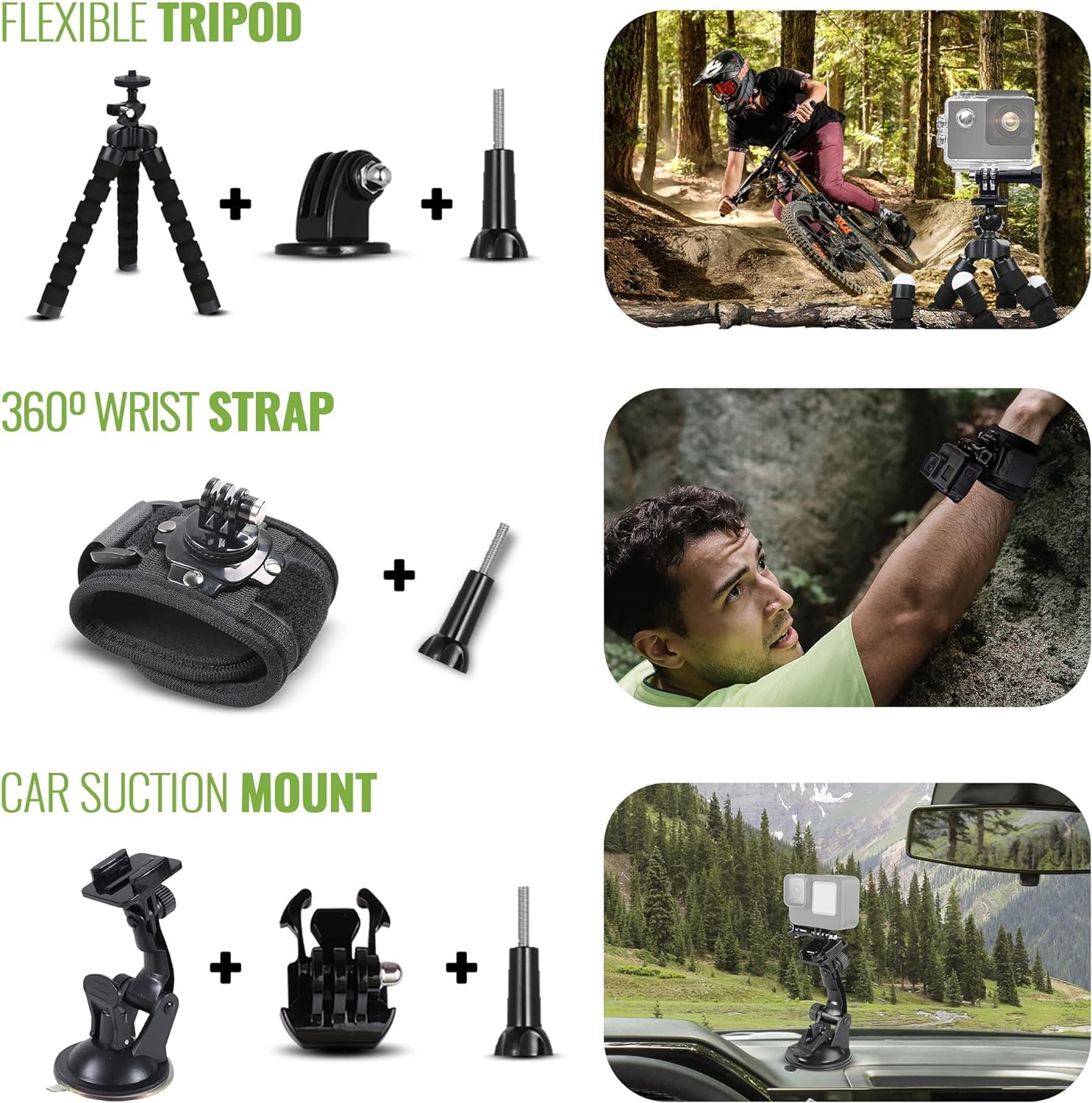 GoPro HERO11 Black 5.3K Waterproof Action Camera with Touch Screen & HyperSmooth 5.0 Stabilization - Includes Mounts, Batteries & Accessories for Surfing, Skiing, Vlogging & Adventure Sports