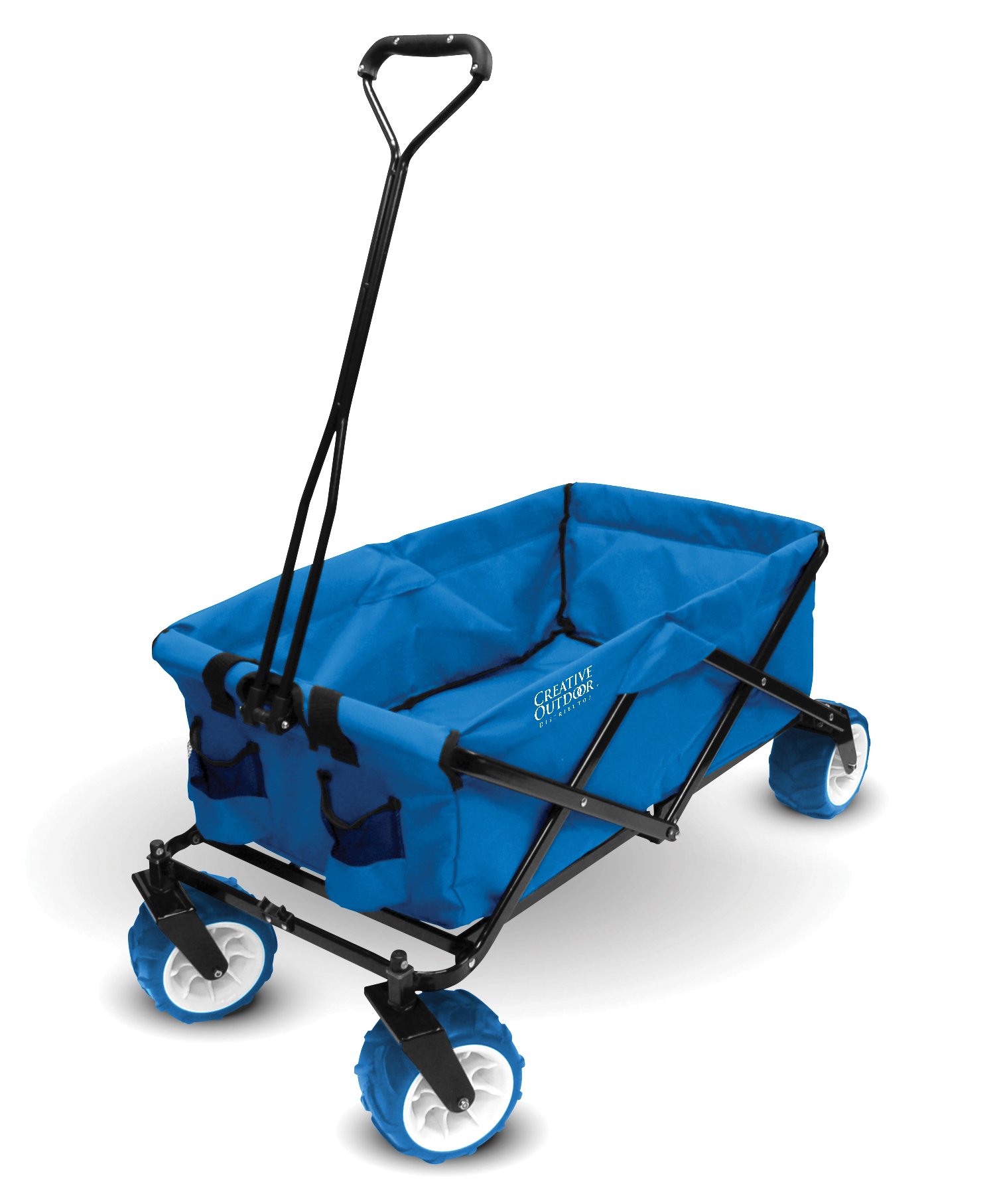 Best Collapsible Outdoor Wagon for Kids - All Terrain Push Pull Stroller Cart for Beach, Park, Garden, Camping & Sports | Portable Cargo Carrier for Family Outings, Picnics and Shopping