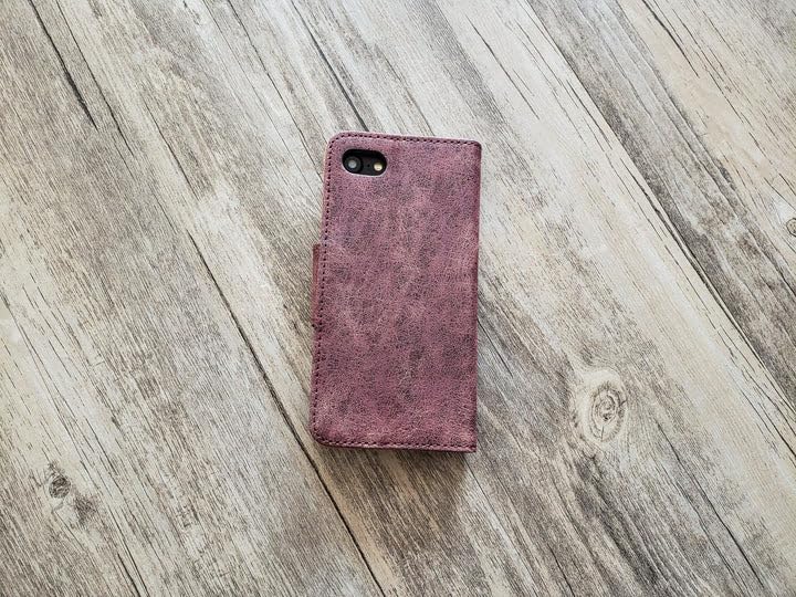 Premium Elephant Leather Wallet Case for iPhone X/XS/XR/11/12/13/14/15/16 Pro Max & Galaxy S24/S23/S22/S21/S20 Ultra/Note 20/10 Plus (Model MN1675) - Slim Protective Phone Cover with Card Slots for Daily Use & Travel
