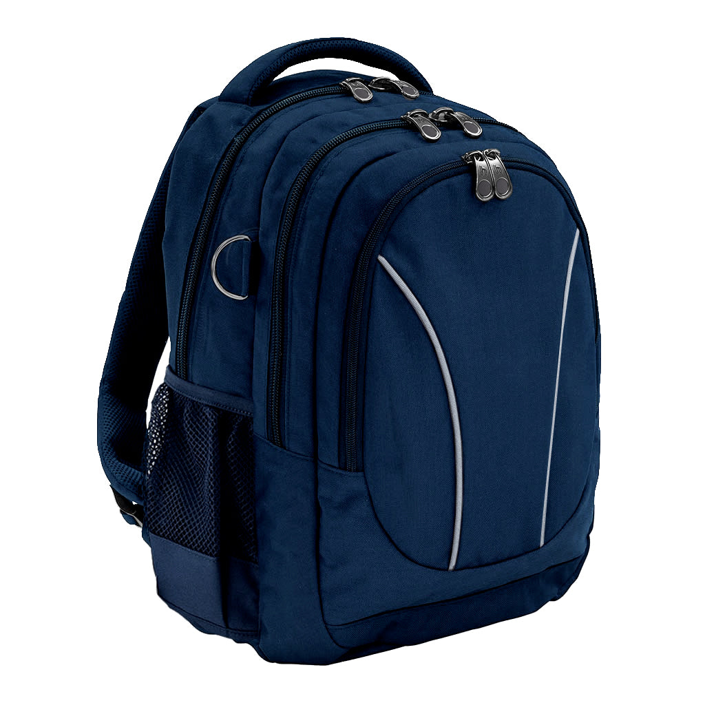 Anatomic Medium Backpack with Reflective Strips - Lightweight Laptop Backpack for School, Work & Travel - Water-Resistant & Ergonomic Design for Daily Commute & Outdoor Activities