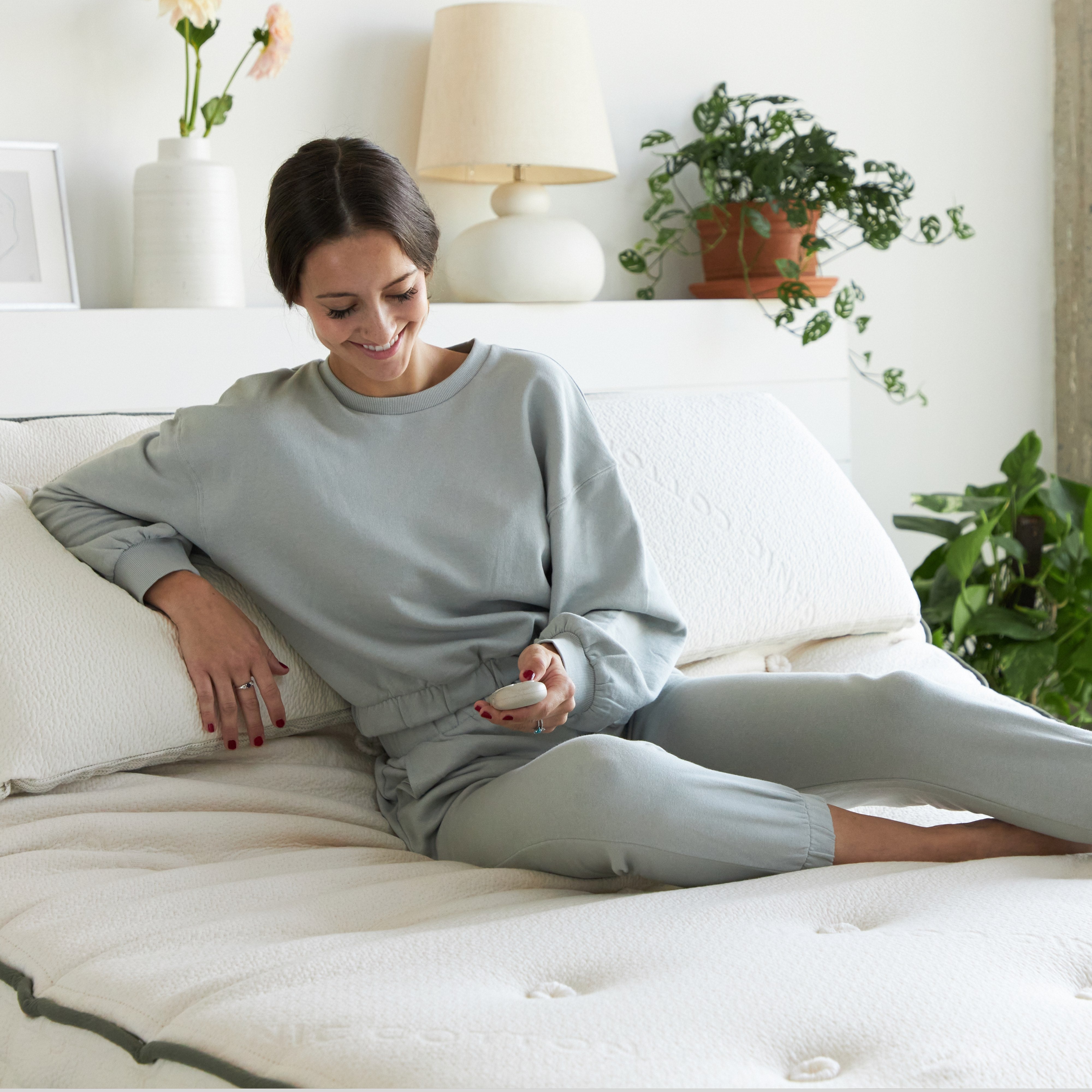 Eco-Friendly Adjustable Bed Base with Remote Control - Ergonomic Support for Back Pain Relief - Perfect for Home, Office, and Hospital Use