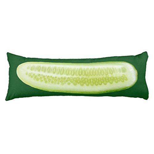 Funny Pickle Body Pillow - Soft & Comfortable Pillowcase for Home Decor, Gifts & Relaxation - Perfect for Couches, Beds & Movie Nights