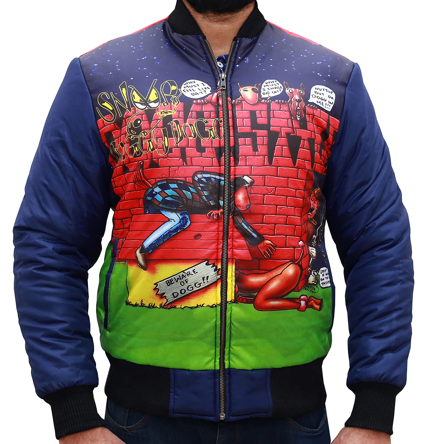 Men's Lightweight Varsity Bomber Jacket - Full Zip Sports Coat | Casual Streetwear & Athletic Wear for Everyday Comfort