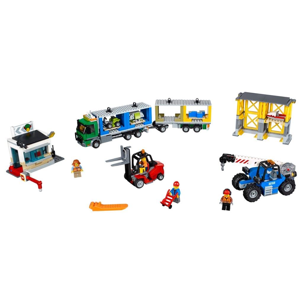 LEGO City Cargo Terminal Building Kit 60169 - 740 Pieces for Kids & Adults - Creative Play, STEM Learning & Collectible Display