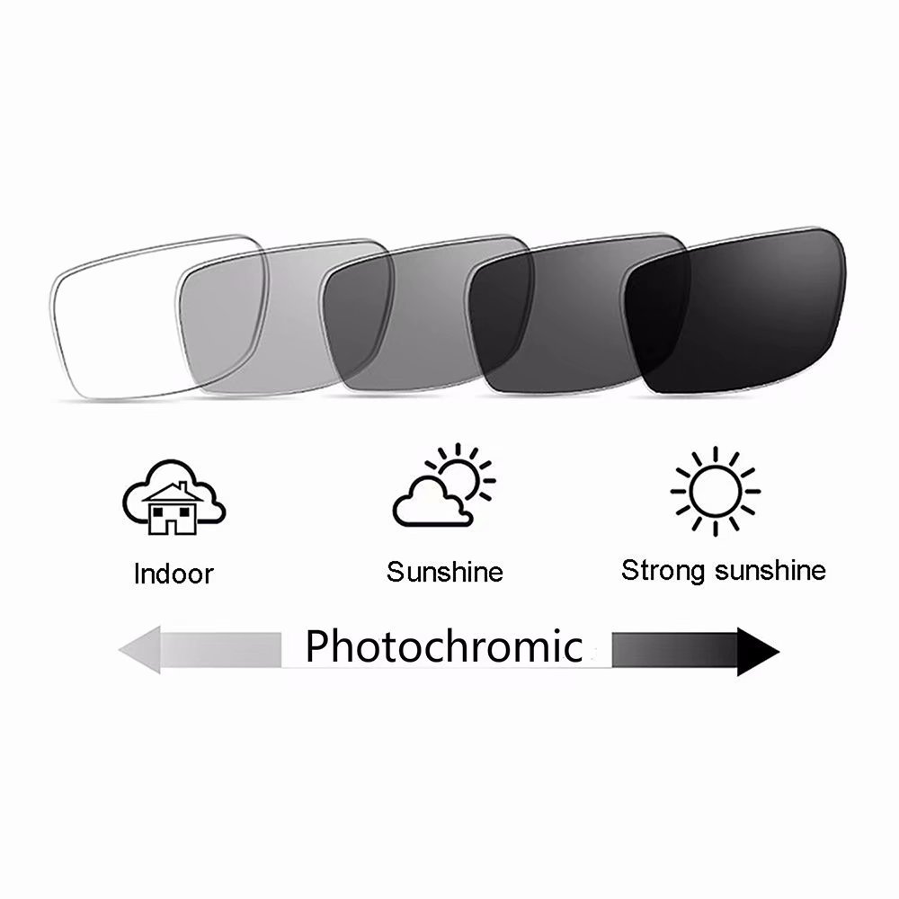 Photochromic Gray Reading Glasses +3.75 for Men - Perfect for Outdoor Reading