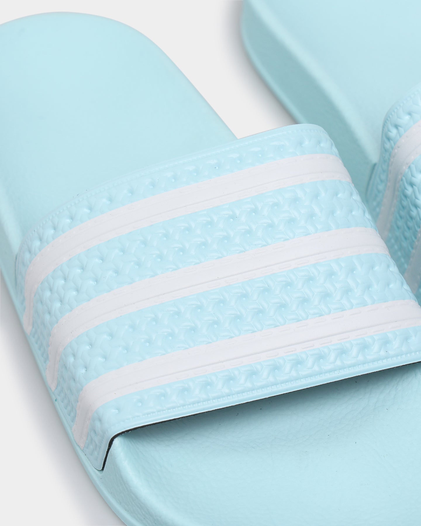 Adidas Adilette Slides Halo Mint & Cloud White - Comfortable Summer Pool Slides for Men & Women - Perfect for Beach, Gym, and Home Use