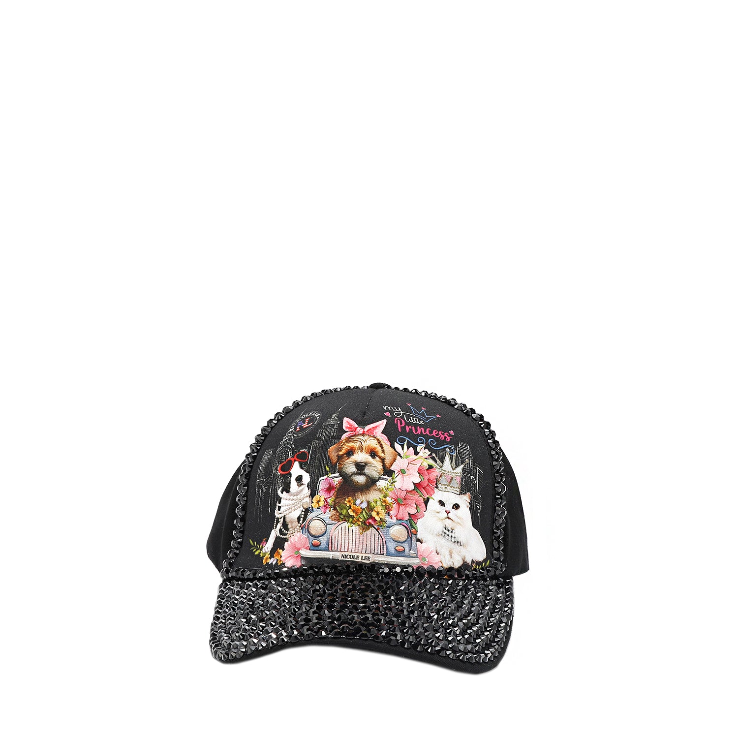 Sparkling Rhinestone Embroidered Baseball Cap for Women - Stylish Fashion Accessory for Parties, Weddings & Outdoor Events