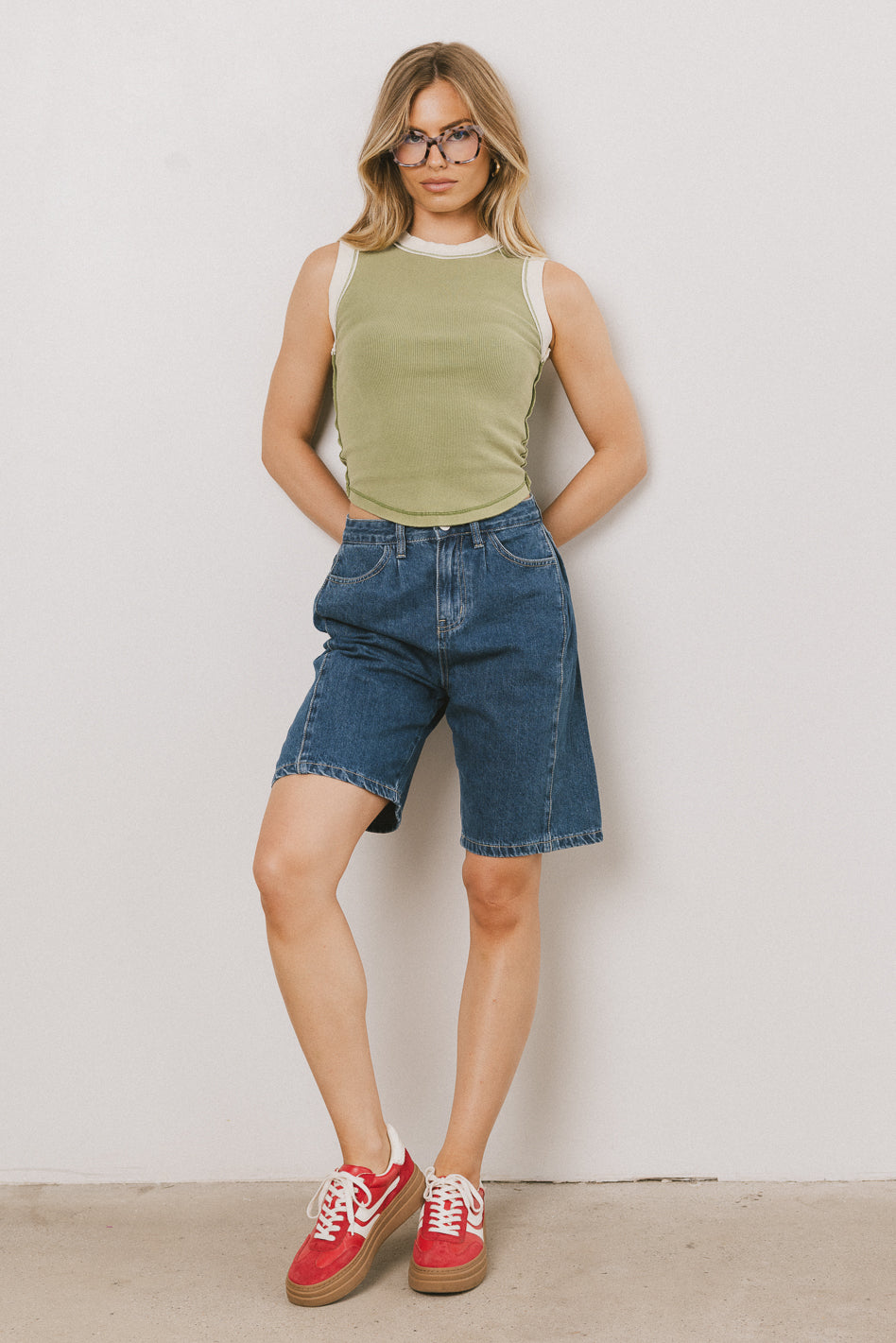 Kenny Denim Shorts for Men - High Waisted Stretch Comfortable Denim Shorts | Casual Summer Wear, Beach Outfits, Street Style Fashion
