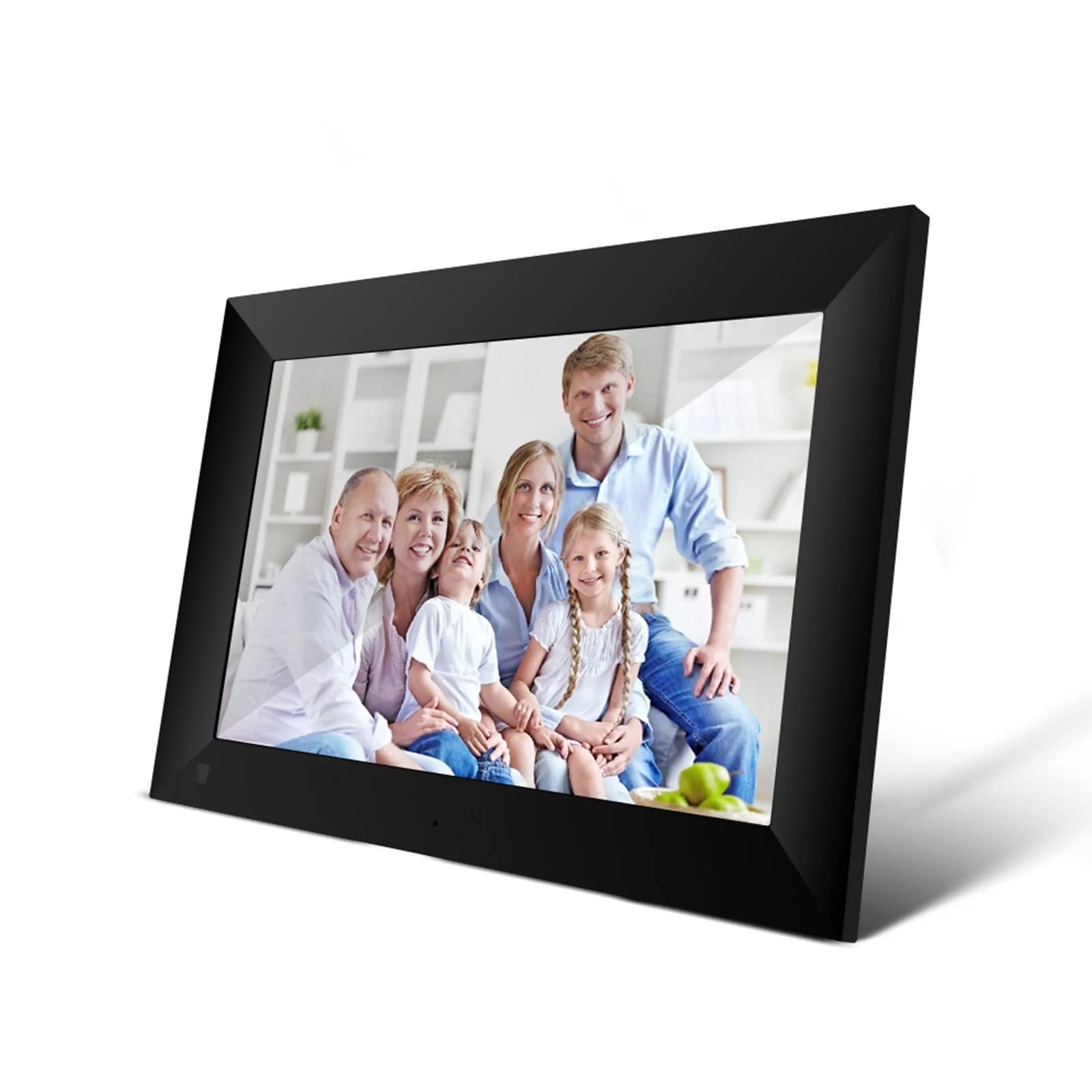 10.1 Inch Digital Picture Frame - 16GB Smart WiFi Digital Photo Frame with Touch Screen, 800x1280 IPS LCD, App Control for Remote Photo Sharing - Perfect for Home Decor, Office Display & Gift Giving (Black)