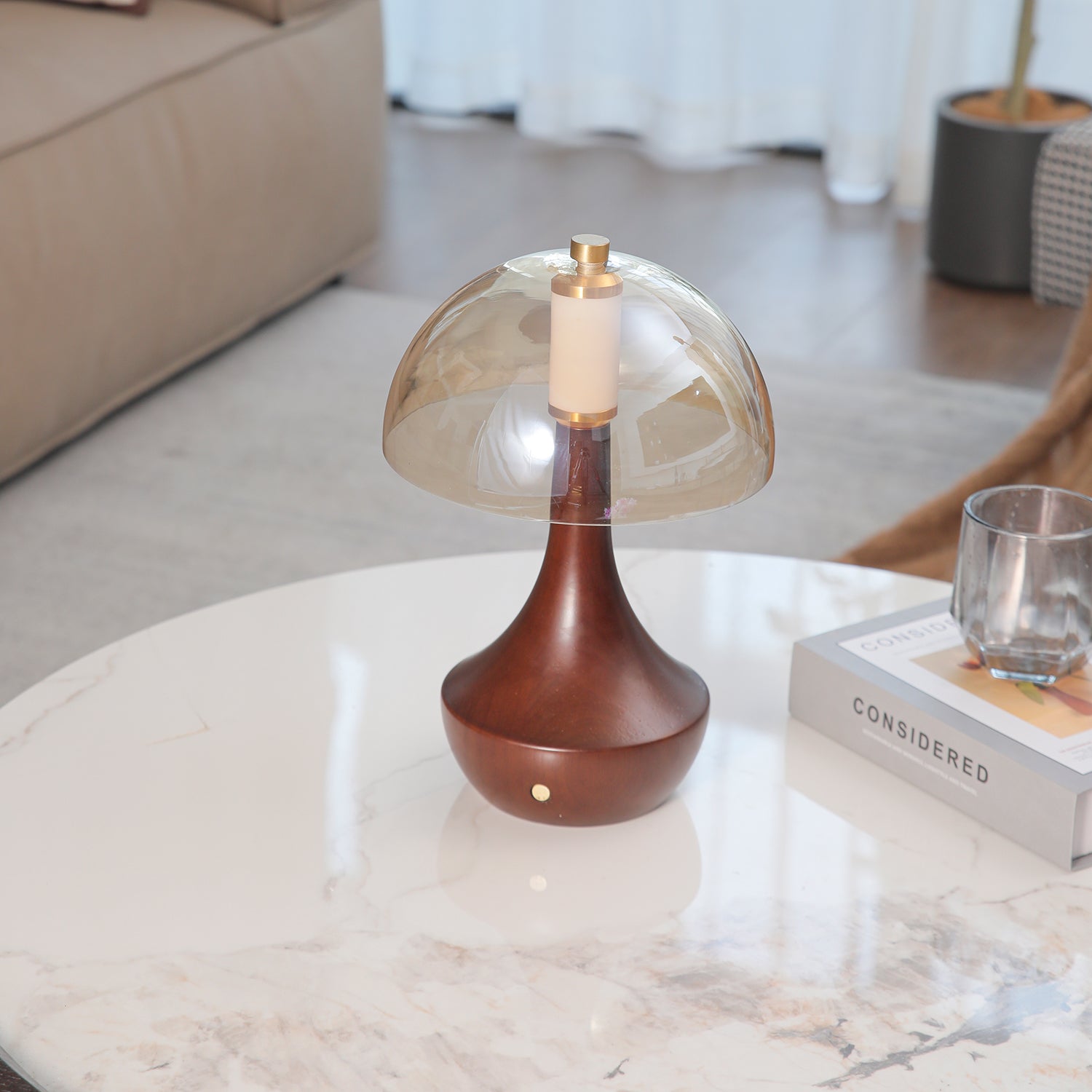 Modern Alden Table Lamp - Stylish LED Desk Light for Home Office, Bedroom & Living Room - Perfect for Reading, Working & Decor