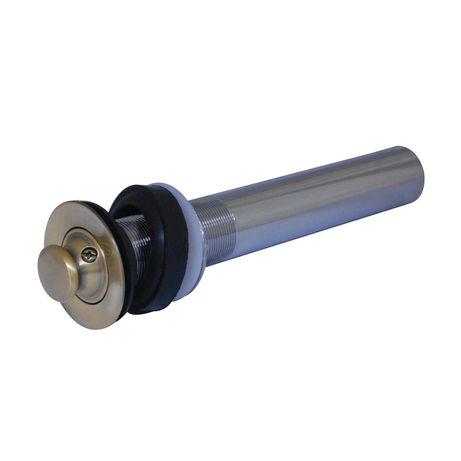Lift & Turn Sink Drain Stopper - Chrome Plated Pop-Up Drain Assembly for Kitchen & Bathroom Sinks - Perfect for Easy Cleaning and Water Flow Control