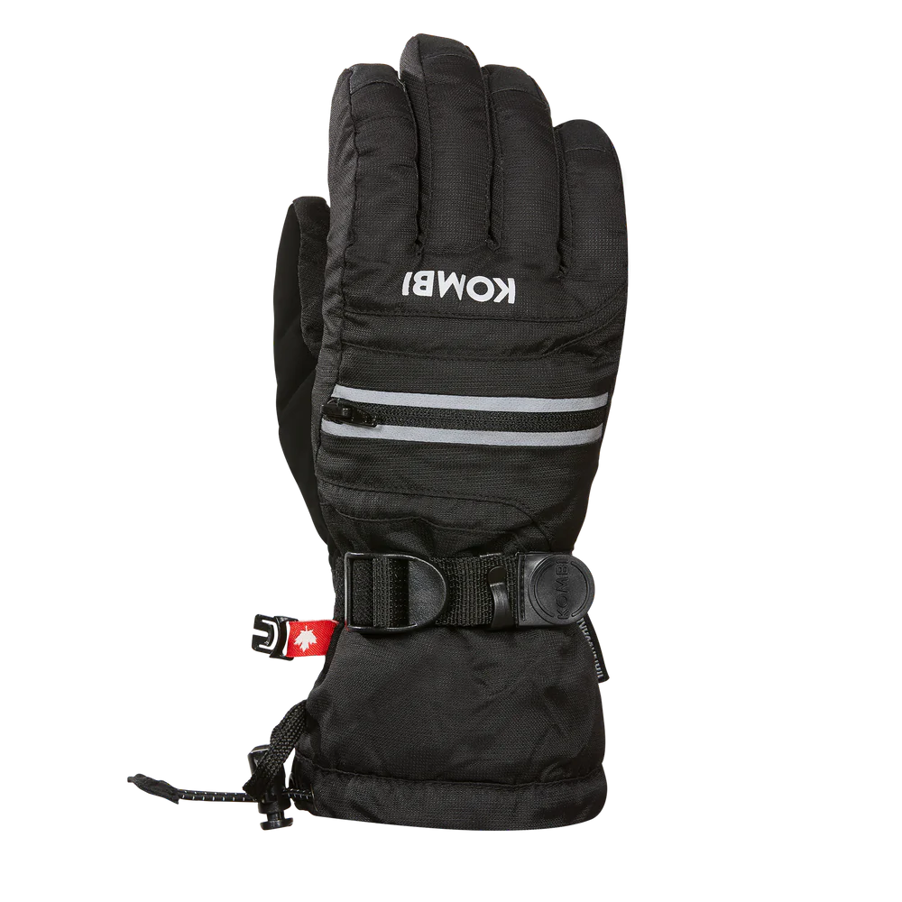 Kombi Junior The Yolo Glove 2025 - Kids Winter Gloves for Snowboarding & Skiing - Warm Waterproof Cold Weather Gloves for Boys & Girls - Perfect for Outdoor Winter Sports & Play