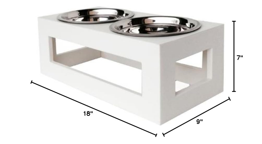 Elevated Dog Bowl Stand - 7
