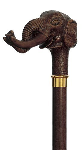 Jumbo The Elephant Walking Cane - Premium Wooden Walking Stick for Seniors & Adults - Perfect for Hiking, Travel & Mobility Support