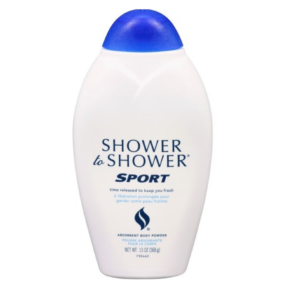 SHOWER TO SHOWER Body Powder for Men & Women - 8 oz (Pack of 5) | Talc-Free Freshness for Sports, Gym & Daily Use | Keeps You Dry & Confident All Day
