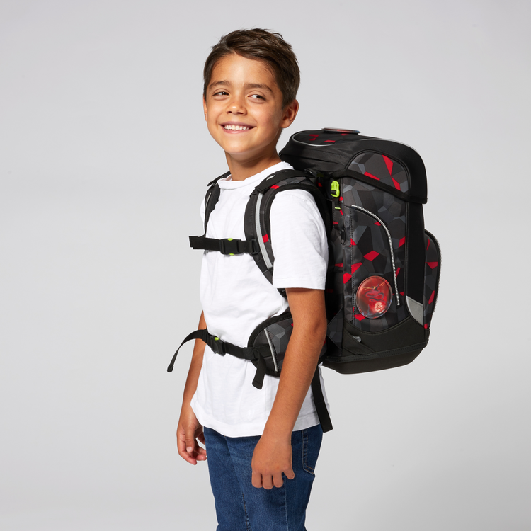 Ergobag SET Cubo 5-Piece School Backpack with Pencil Case - Lightweight Comfortable Kids Bookbag for Elementary Students - Perfect for School, Travel & Daily Use