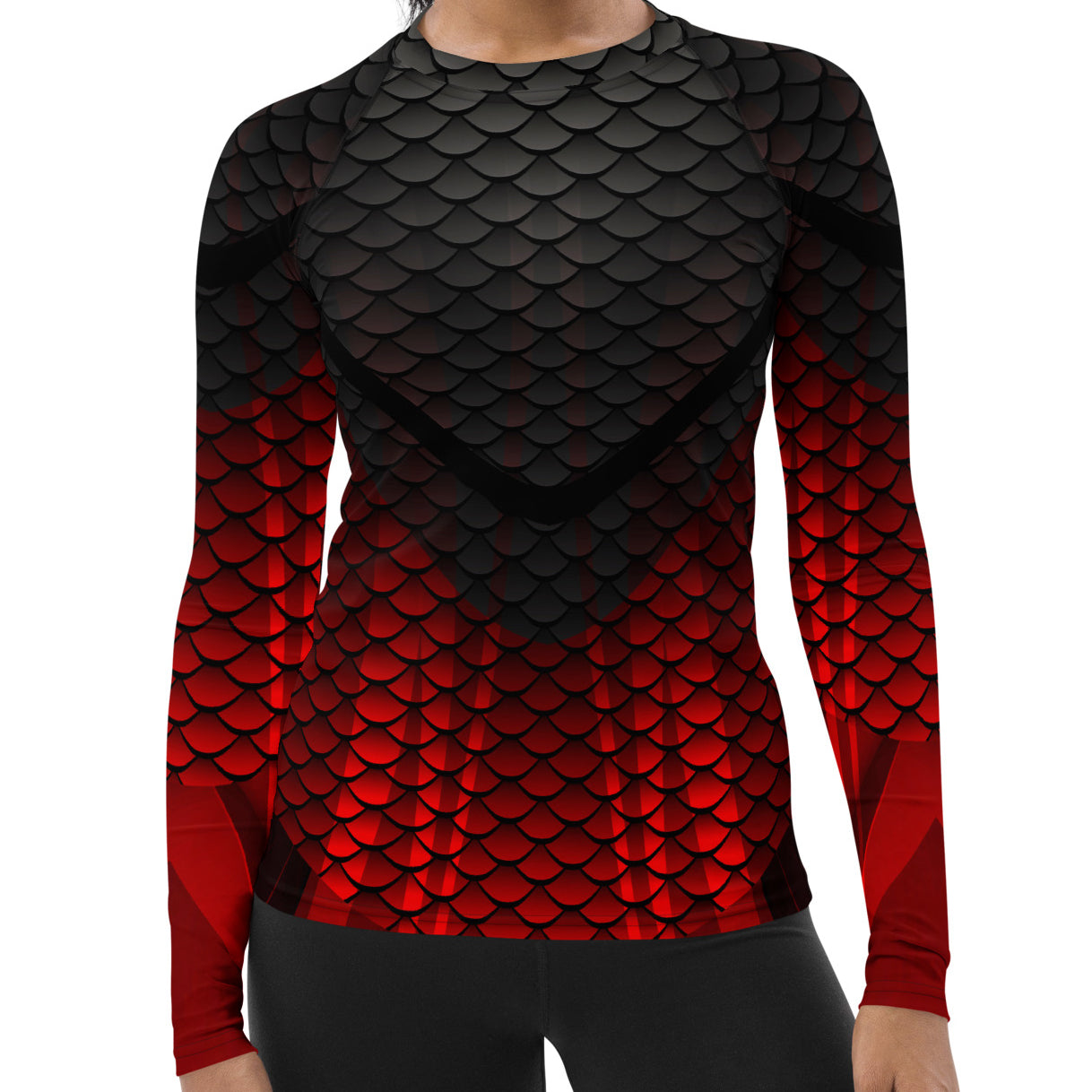 Villain Women's Long Sleeve UPF 50+ Rash Guard - Sun Protection Swim Shirt for Surfing, Swimming & Yoga - Quick Dry & Anti-Chafing Activewear