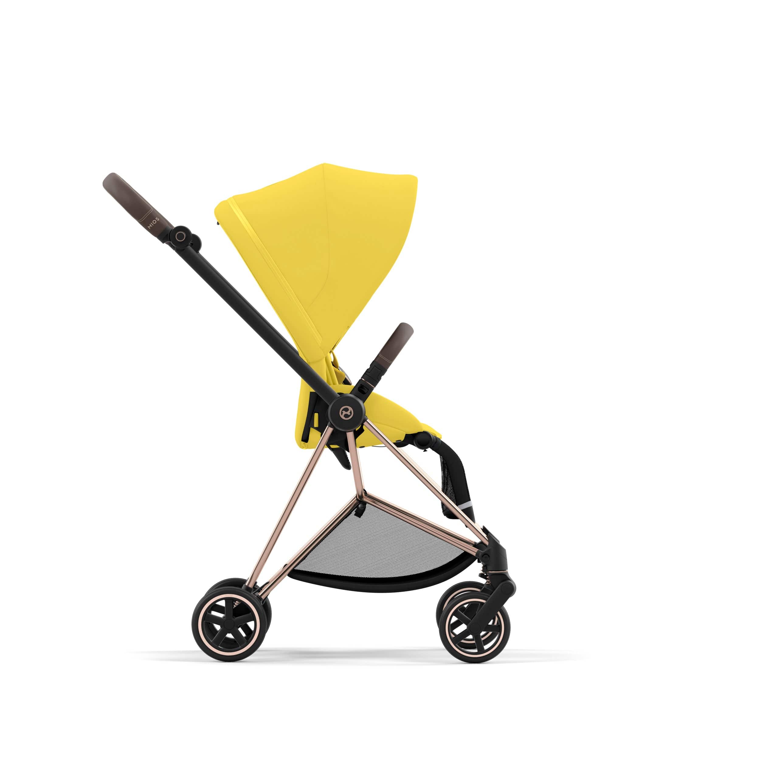 Cybex Mios 3 Complete Stroller - Rose Gold & Brown Luxury Baby Stroller with Reversible Seat | Perfect for Urban Travel, Shopping & Family Outings
