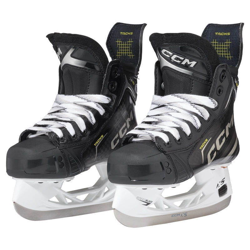 CCM Tacks XF80 Junior Ice Hockey Skates - Lightweight & Durable for Youth Hockey Players - Perfect for Games, Practice & Training on Ice