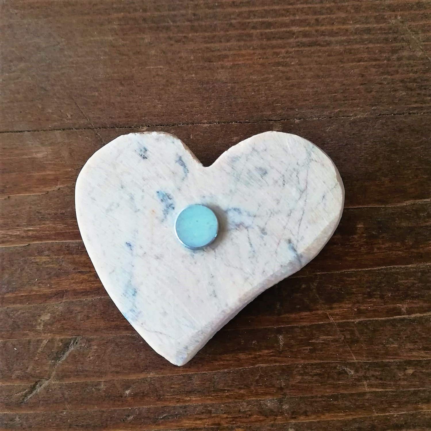 Medjugorje Stone Heart Fridge Magnet Set - St Benedict & Virgin Mary Religious Gifts for Catholic Baptism, Wedding Favors, Housewarming - Perfect for Home Decor, Kitchen, Office & Spiritual Spaces