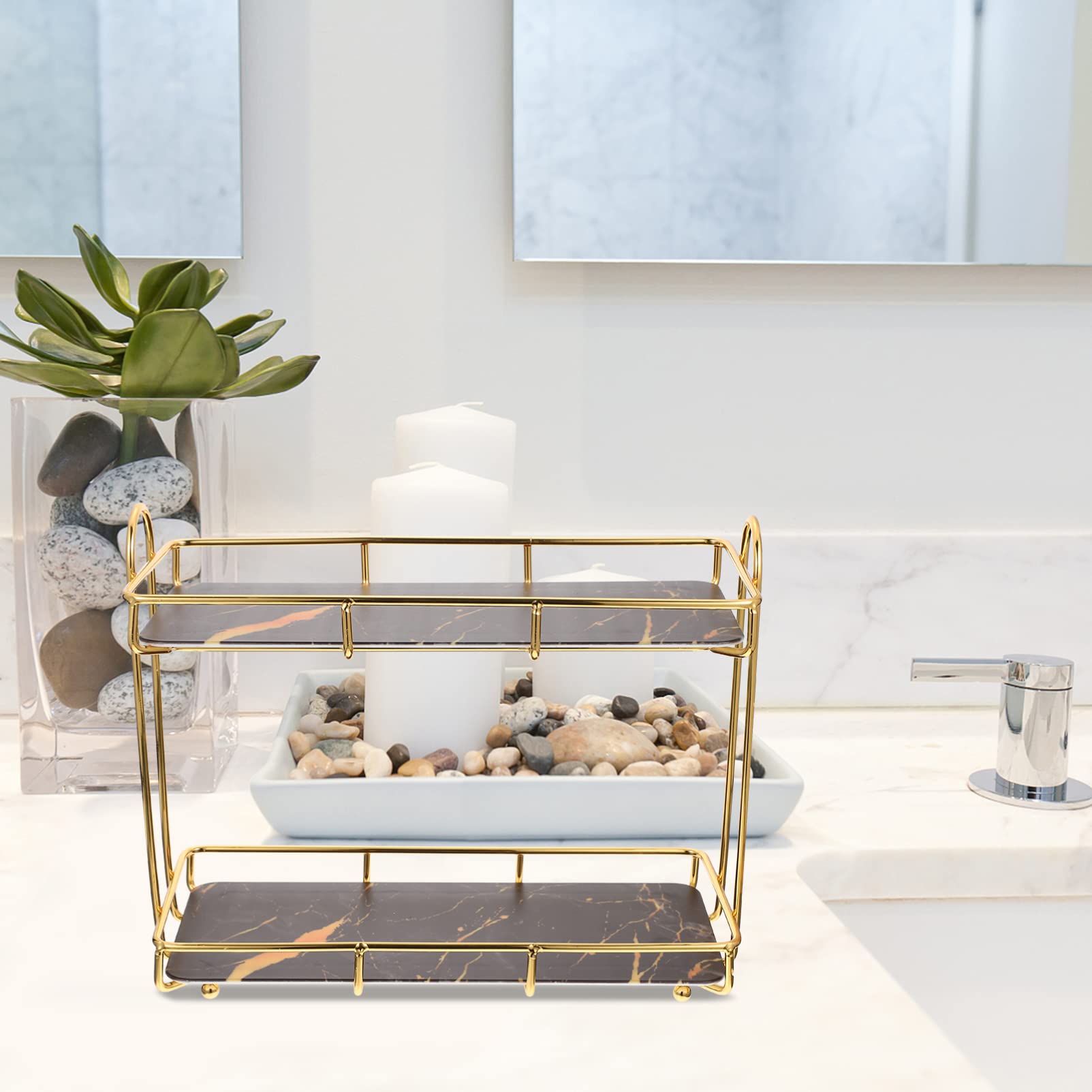 Beavorty Cosmetic Storage Rack - Countertop Organizer for Bathroom & Vanity
