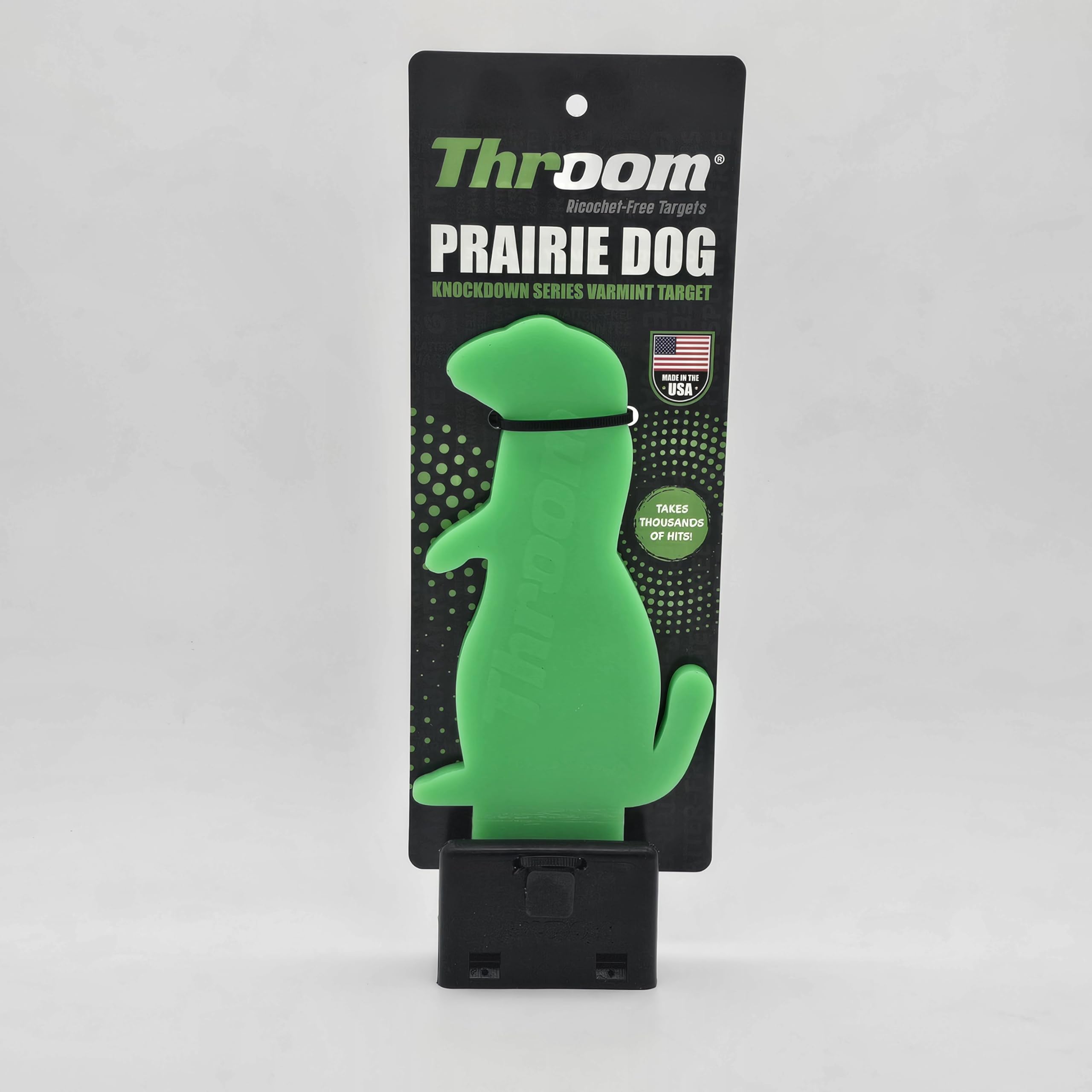 Throom - Self Healing Shooting Targets for Pistol & Rifle | Reactive Prairie Dog Knockdown Gun Targets | Indoor & Outdoor Range Use | Ricochet Free | Perfect for Training, Competition & Tactical Practice