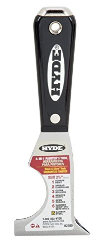 Hyde Tools 2980 6-in-1 Painter's Multi-Tool Set (2 Pack) - Perfect for Painting, Scraping, Prying & More - Ideal for DIY Home Improvement & Professional Painting Projects