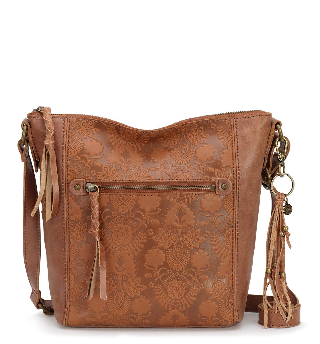 The Sak Women's Ashland Crossbody Bag - Stylish & Functional Leather Purse for Everyday Use, Work, Travel & Shopping