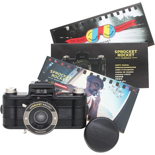 Lomography Sprocket Rocket Panoramic 35mm Film Camera - Wide Angle Photography for Travel, Street & Creative Shots - Perfect for Film Enthusiasts & Analog Photography Lovers