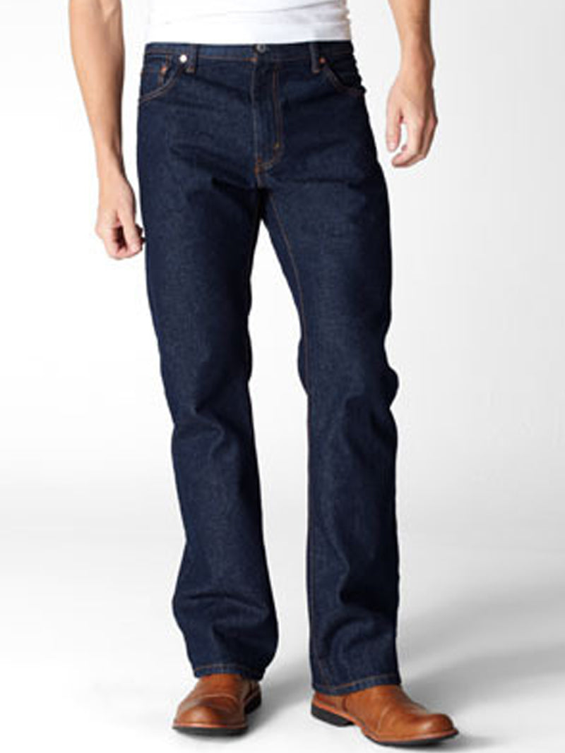 Levi's 517 Men's Bootcut Jeans - Mid Rise Slim Fit Denim Pants in Classic Rinse Wash | Perfect for Casual Wear, Work & Night Out