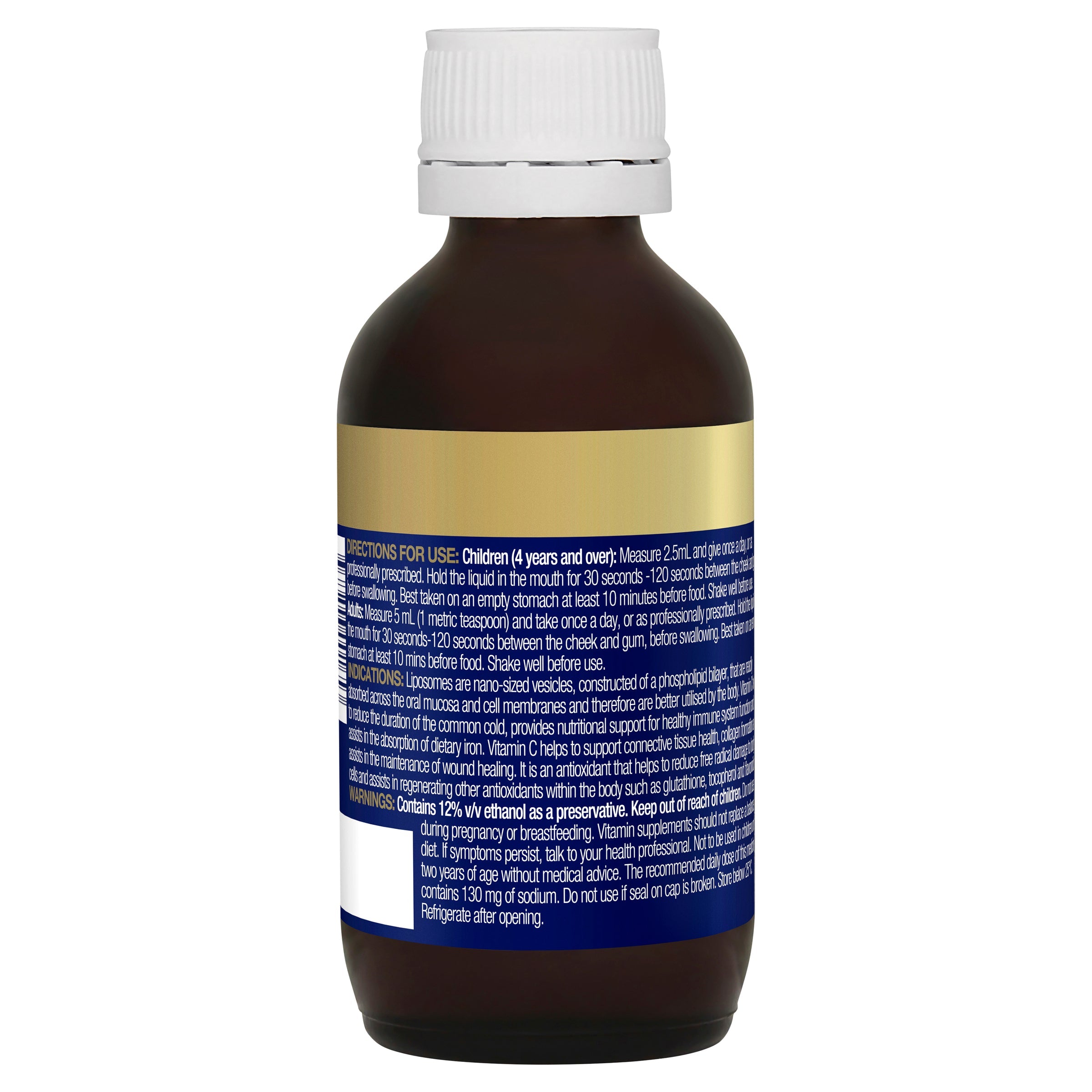 BioCeuticals Liposomal Vitamin C Liquid Supplement - Immune Support & Antioxidant Boost for Adults - Easy Absorption Formula for Daily Wellness