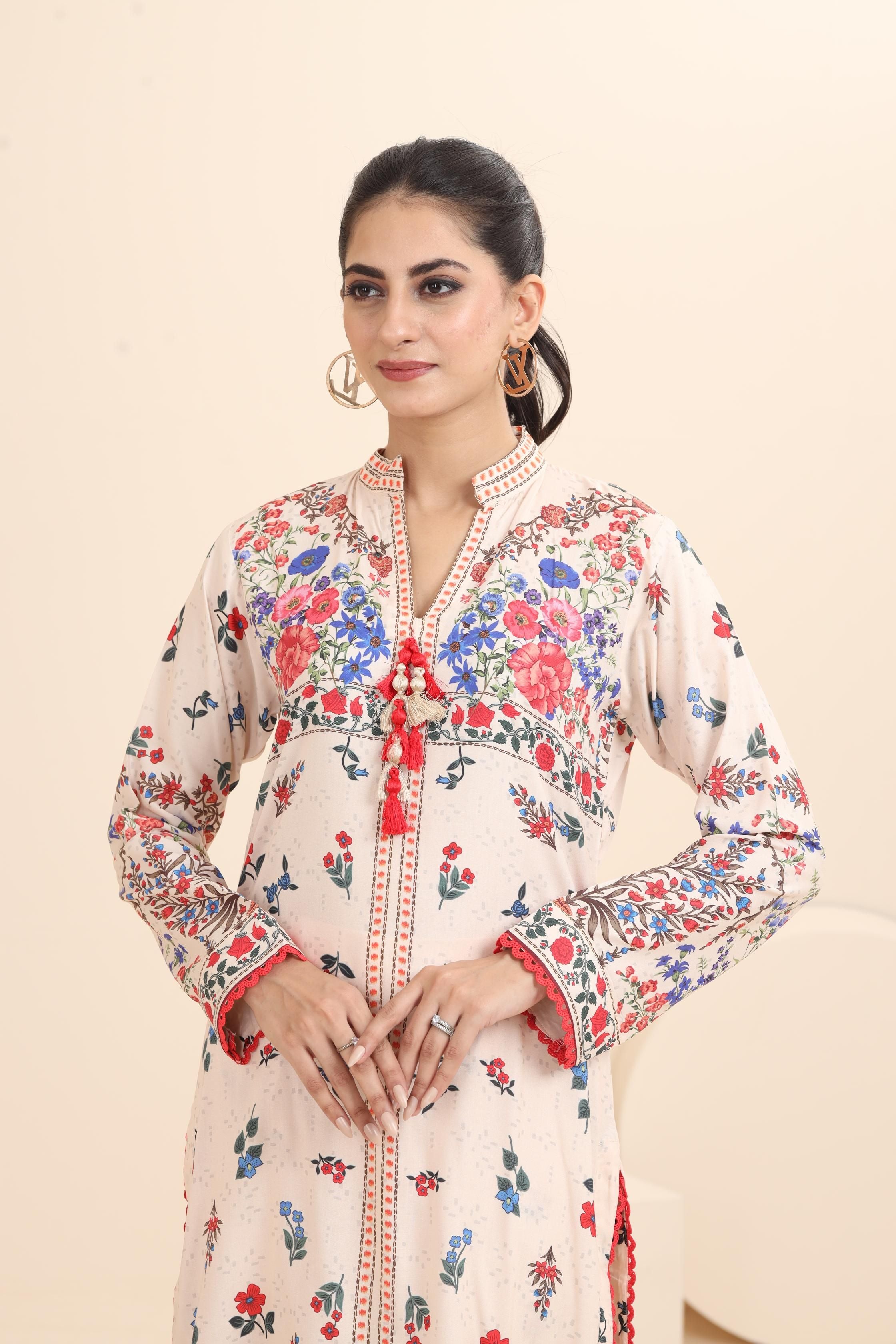 Sana Safinaz Mahay Stitched Designer Dress - Elegant Pakistani Formal Wear for Women | Perfect for Weddings, Parties & Special Occasions