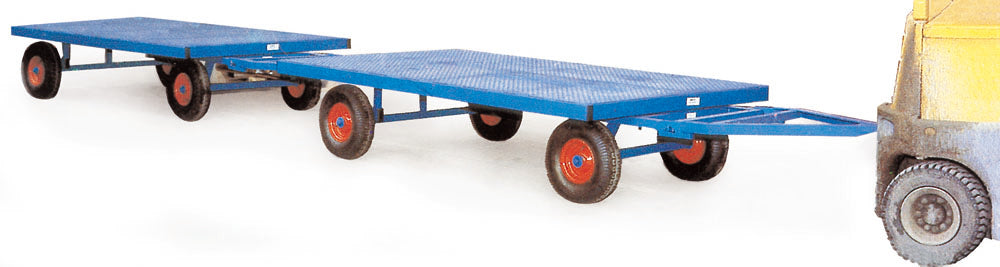 4 Wheel Steering Ackerman Trailers for Heavy-Duty Hauling & Off-Road Use - Perfect for Construction, Farming & Outdoor Adventures
