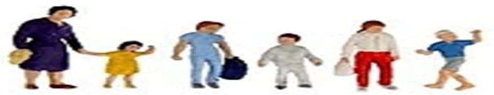 Preiser 14041 Walking Women & Children Miniature Figures - Realistic Model Train Scenery Accessories for Diorama, Layouts & Collectors - Perfect for Train Sets, Architectural Models & Hobby Displays