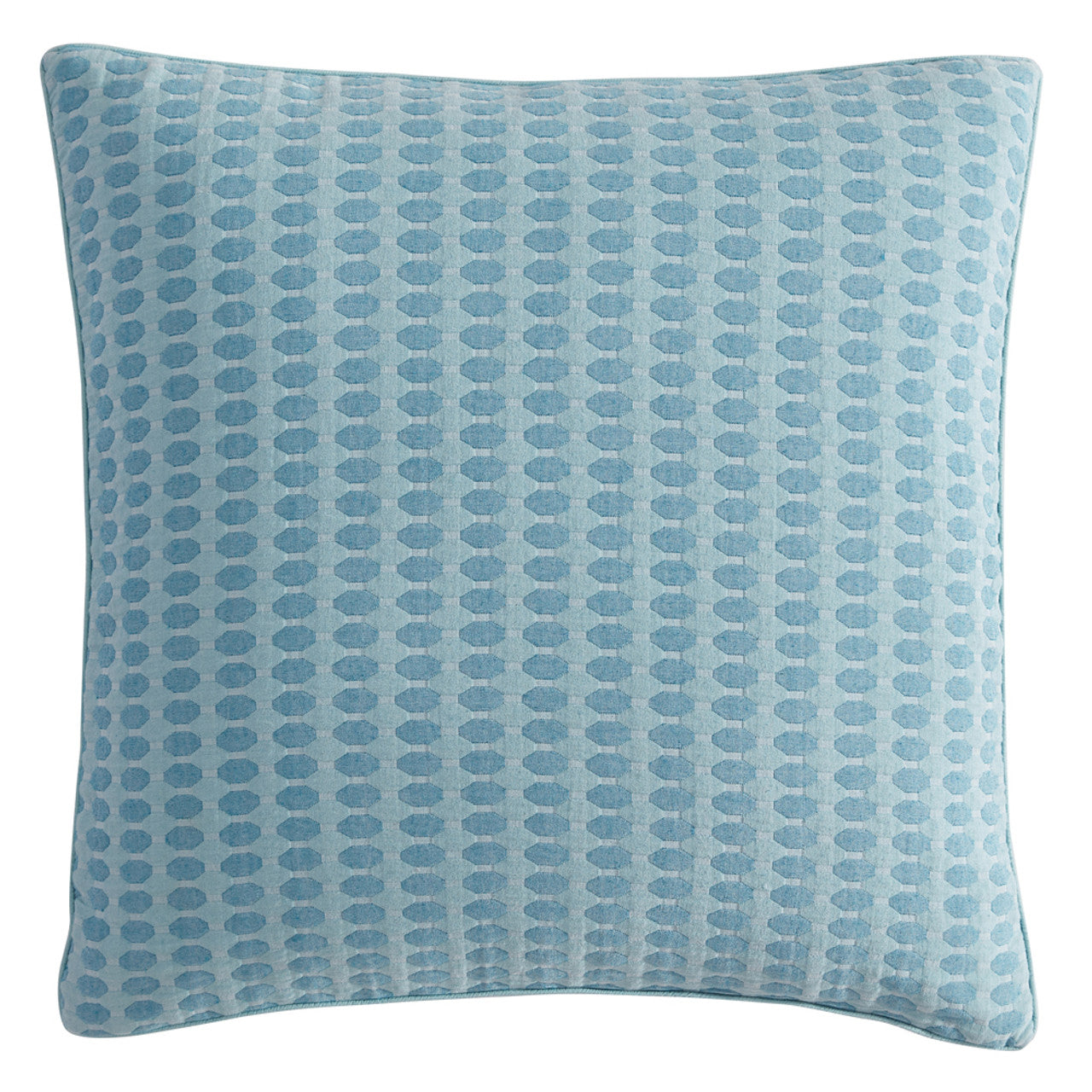 Frankie Turquoise European Pillowcase by Logan and Mason Platinum - Luxury Home Decor for Bedroom & Living Room