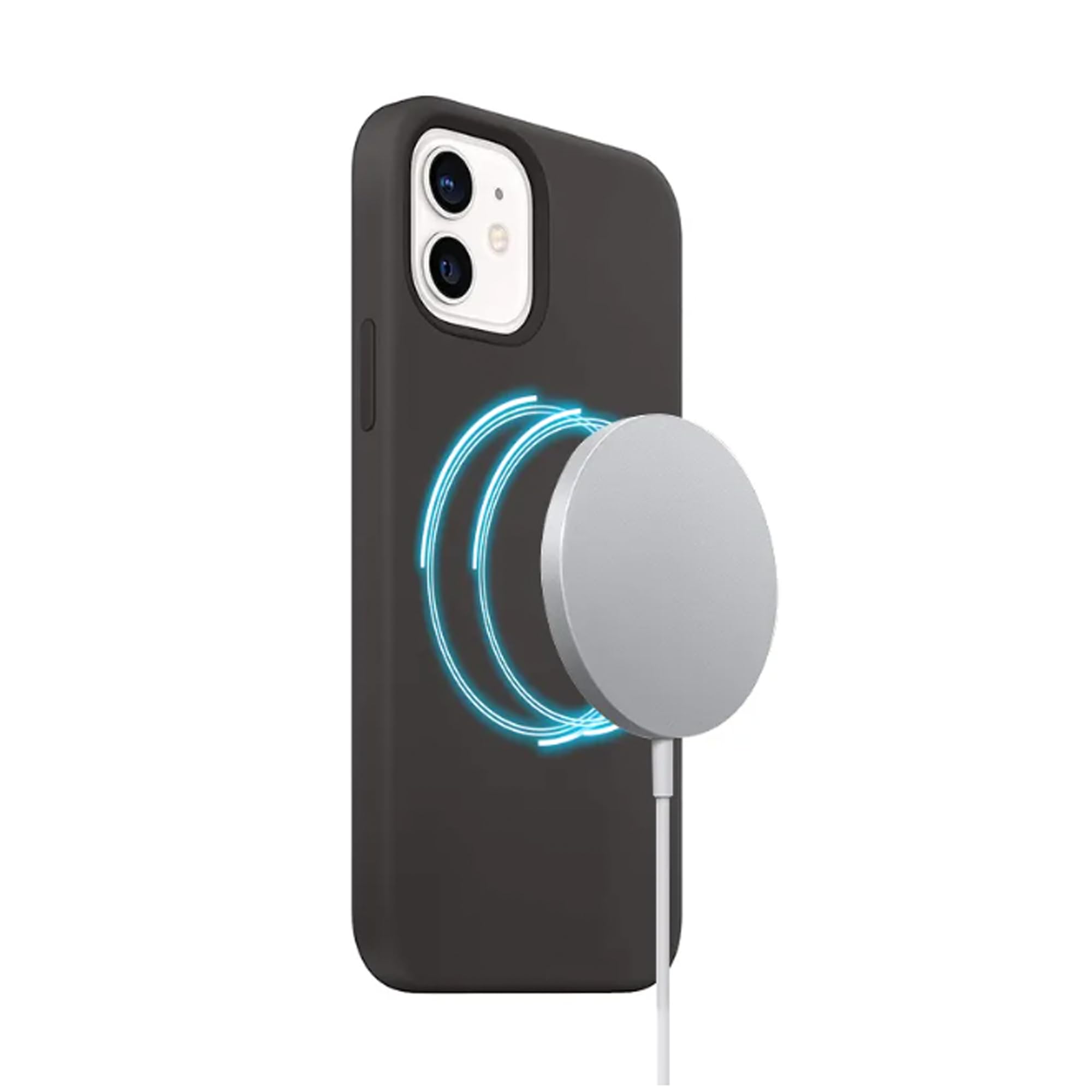 15W Magnetic Wireless Charger for iPhone 15/14/13/12/11/Pro/Pro Max/SE - Fast Charging Type C Wall Adapter with Secure Magnetic Alignment | Perfect for Home, Office & Travel Charging