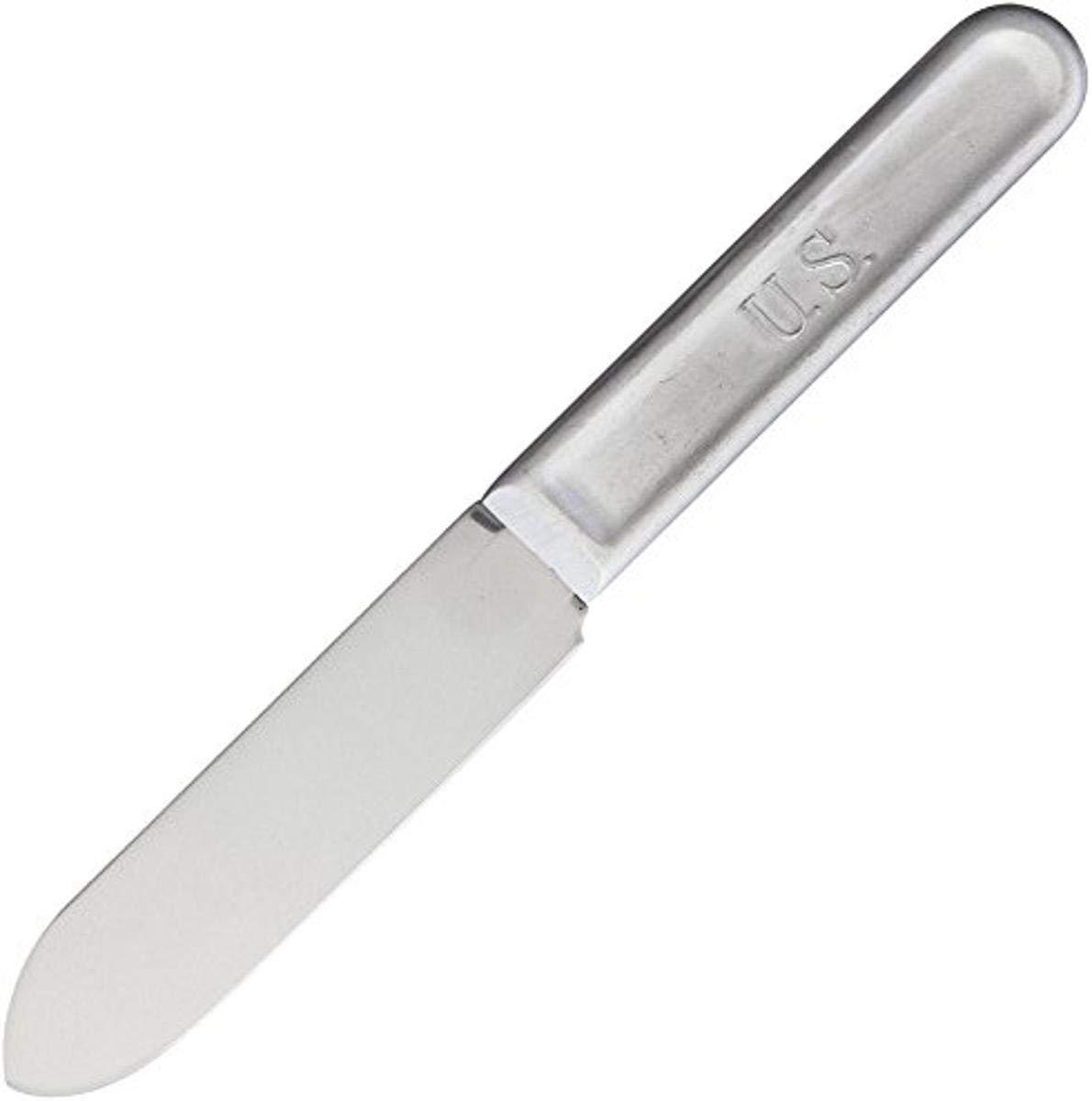 MR327 Stainless Steel Mess Kit Knife - Durable Camping & Military Utensil for Outdoor Cooking, Hiking & Survival Gear