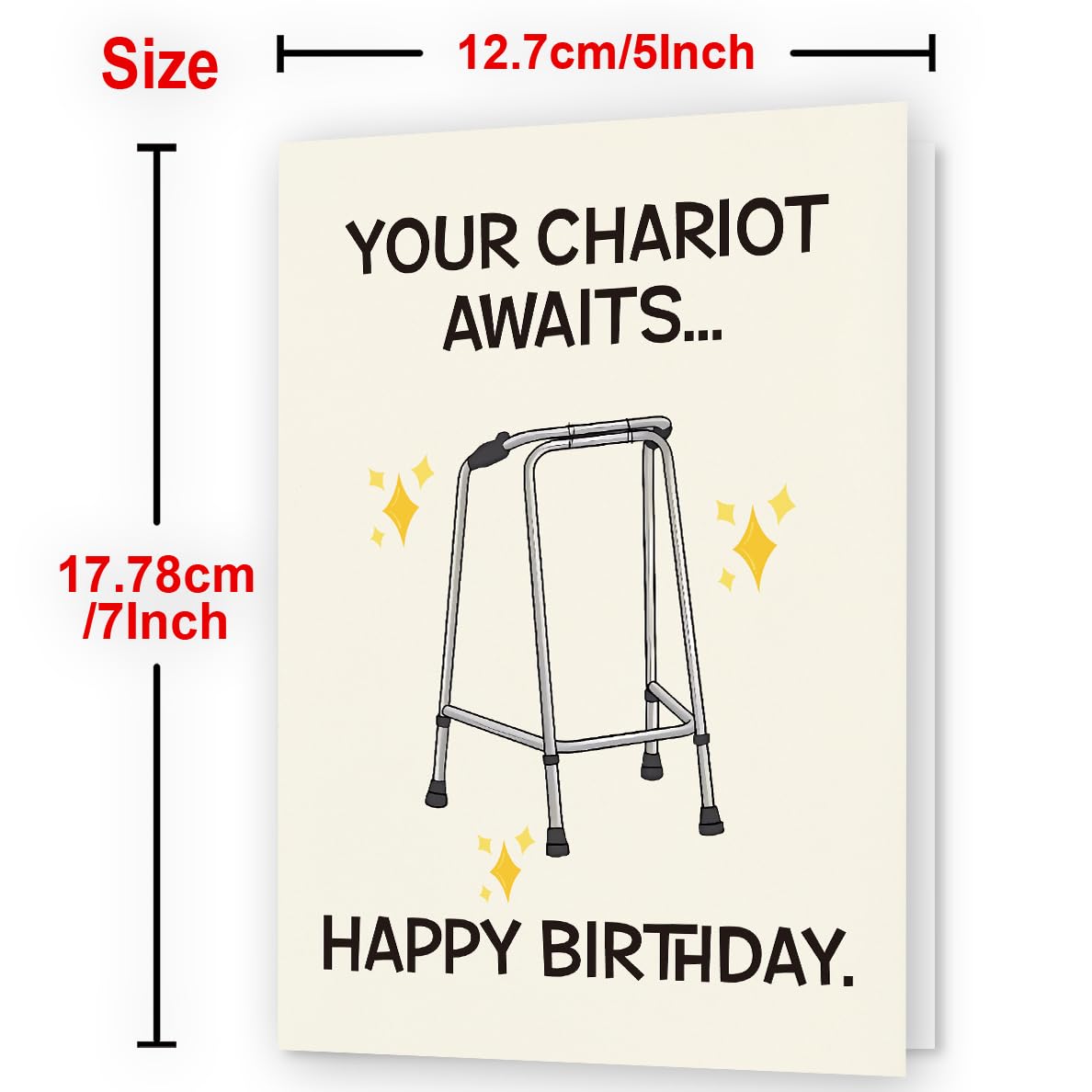 Funny Birthday Card for Men, Women, Dad, Mom, Brother, Sister, Friends & Family | Unique Birthday Gifts & Decorations | Happy Birthday Greeting Card | Perfect for Office Parties, Home Celebrations & Surprise Gifts