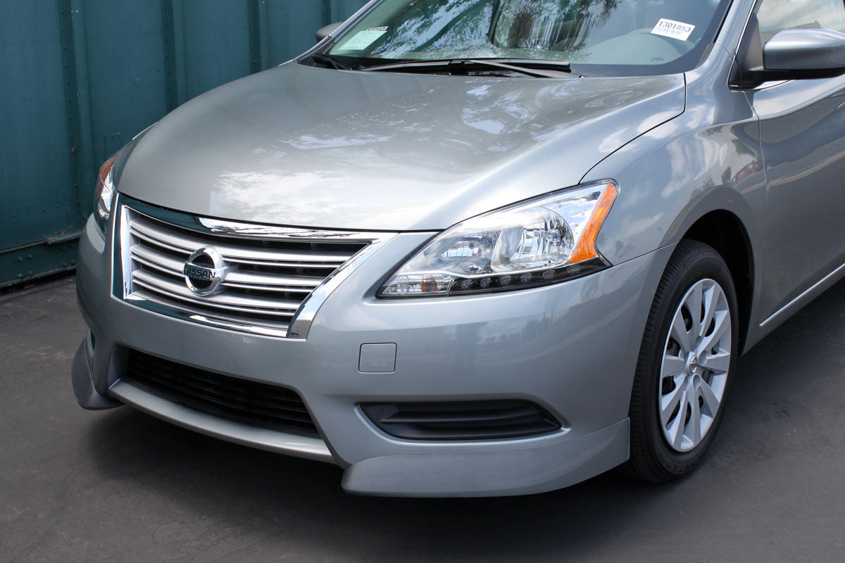 2013-2015 Nissan Sentra Front Bumper Lip Spoiler - KB13346 - Enhance Style & Aerodynamics for Sedan | Perfect for Street Racing & Car Shows