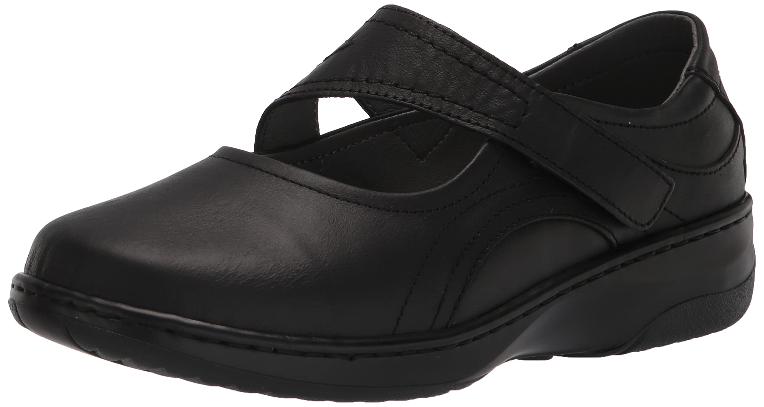 Propét Women's Golda Mary Jane Flats - Comfortable Slip-On Shoes for Women with Arch Support | Perfect for Work, Travel & Casual Wear