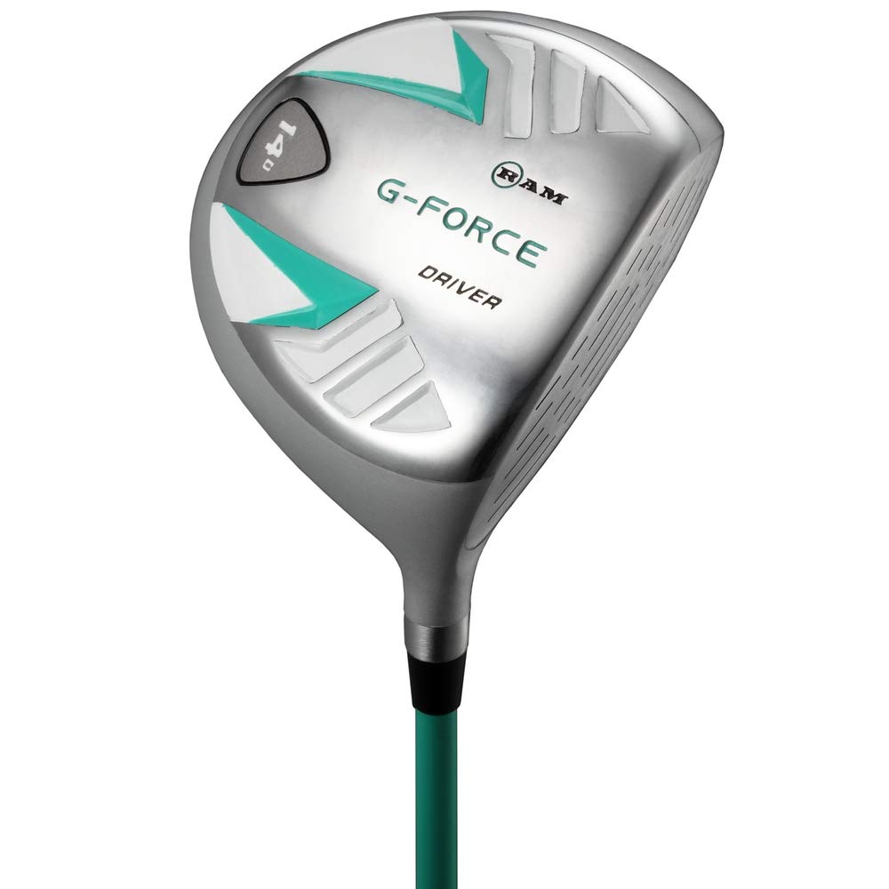 Ram Golf Junior G-Force Girls Right Hand Golf Clubs Set with Bag - Perfect for Young Beginners on the Course