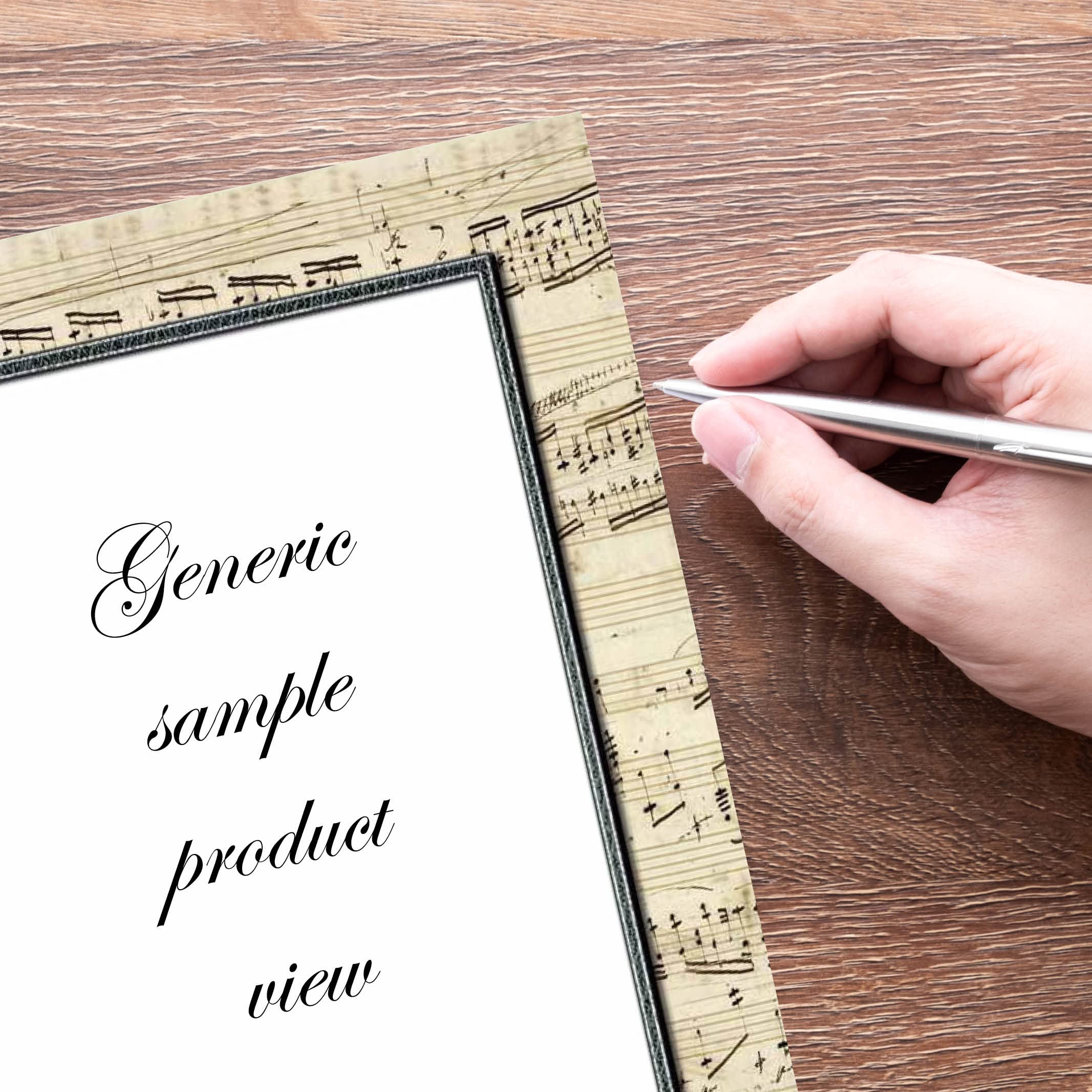 Premium Music-Themed Letterhead Paper - 100 Sheets for Laser & Inkjet Printers - Perfect for Band Flyers, Music Lessons & Composer Stationery