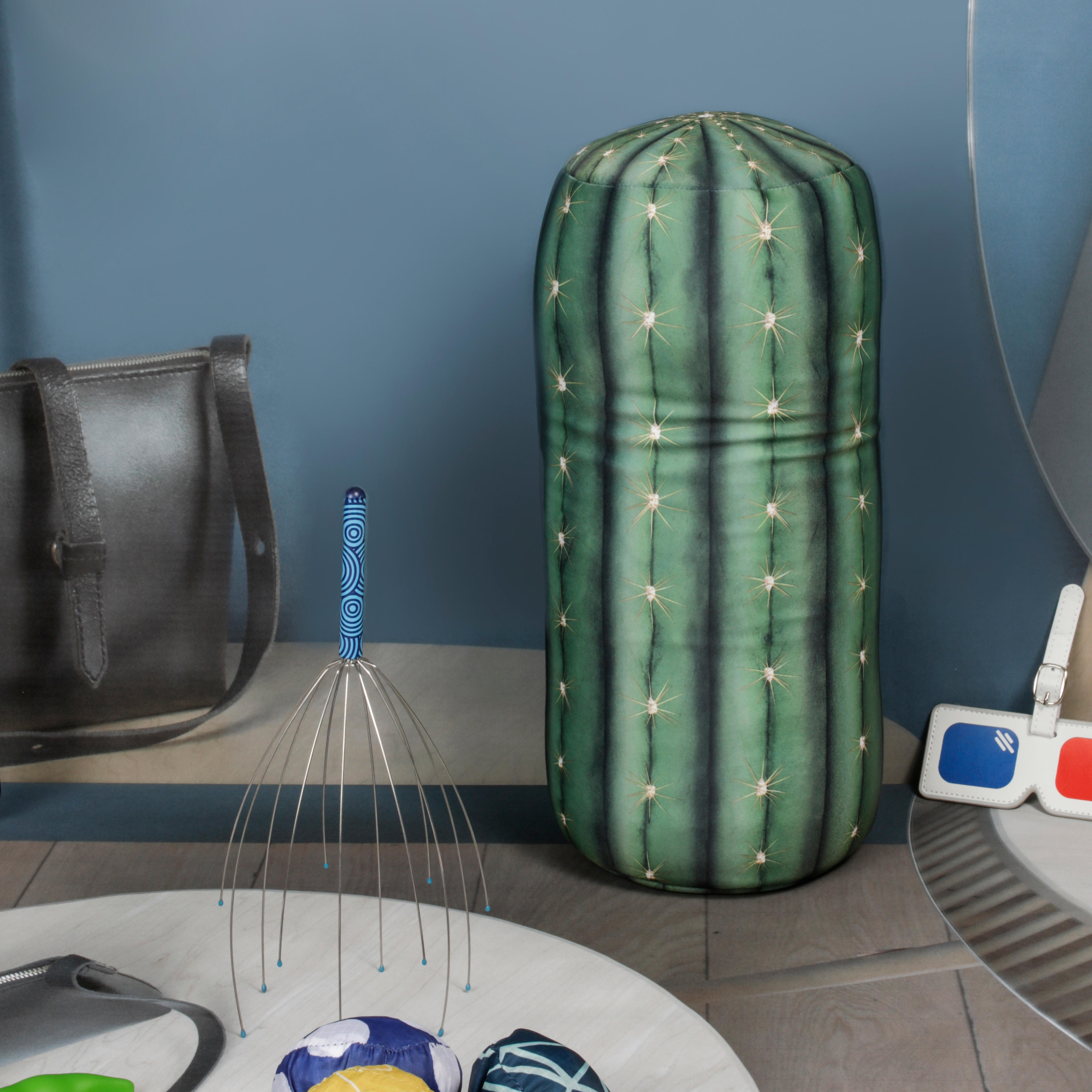 Cactus Head Rest Pillow - Comfortable and Stylish Neck Support for Travel, Office, and Home Use - Perfect for Airplanes, Cars, and Relaxation