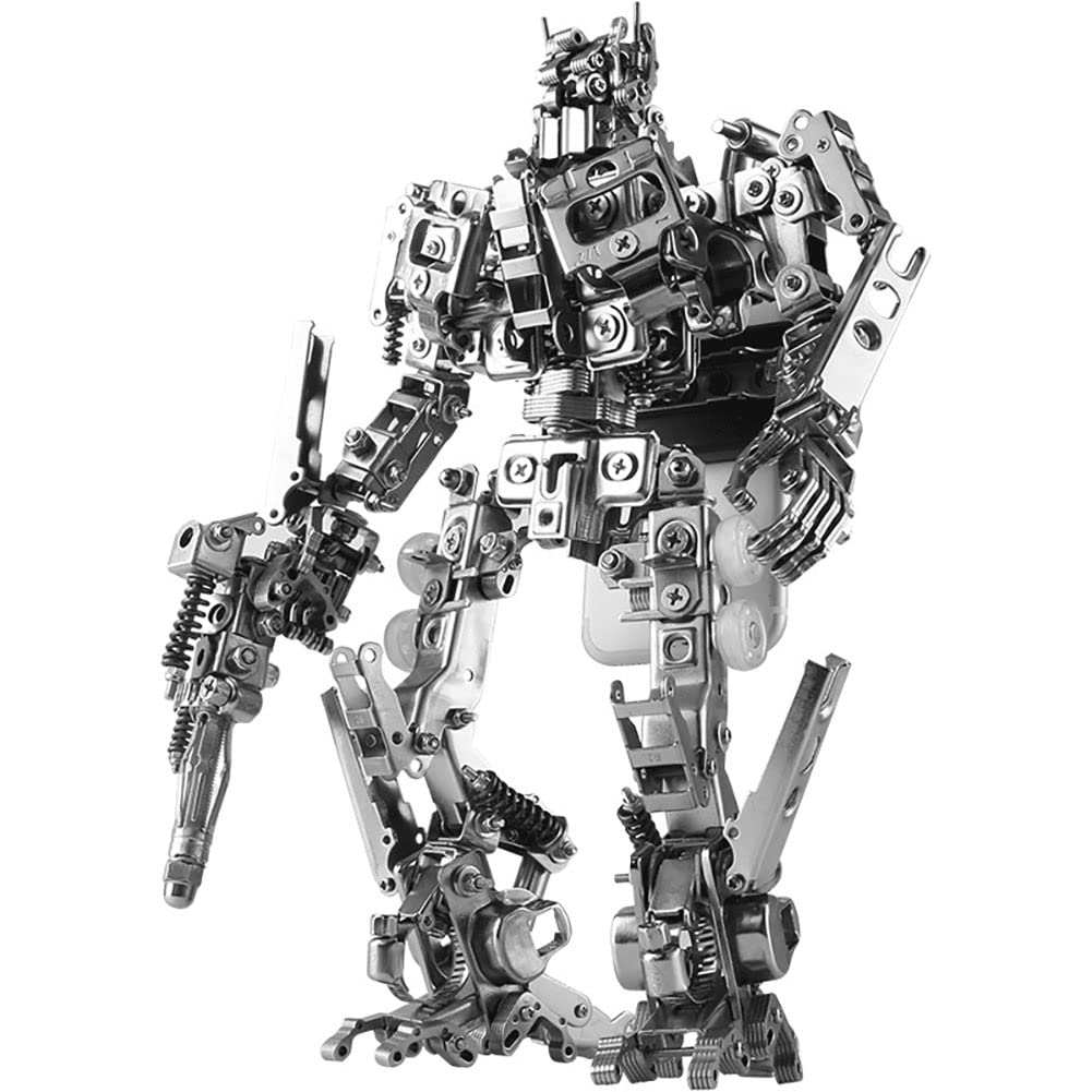 Deformation Toys - Mechanical Party Commander Metal 3D Puzzle Model Kit | DIY Assembly Mobile Phone Stand | Creative STEM Gift for Kids Ages 6+ | Perfect for Birthday Parties, STEM Learning & Home Decor