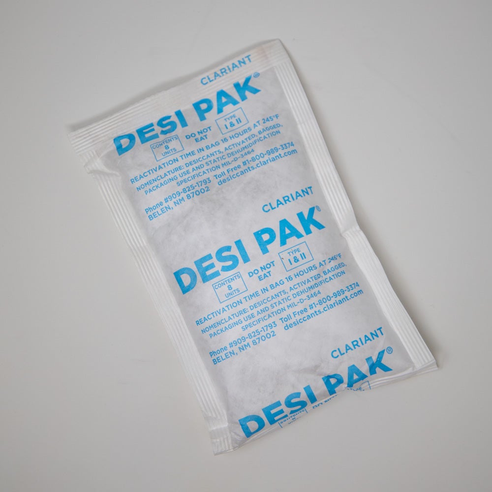 8 oz. Silica Gel Desiccant Packs - Moisture Absorber for Food Storage, Electronics, Closet & Travel (Pack of 10)